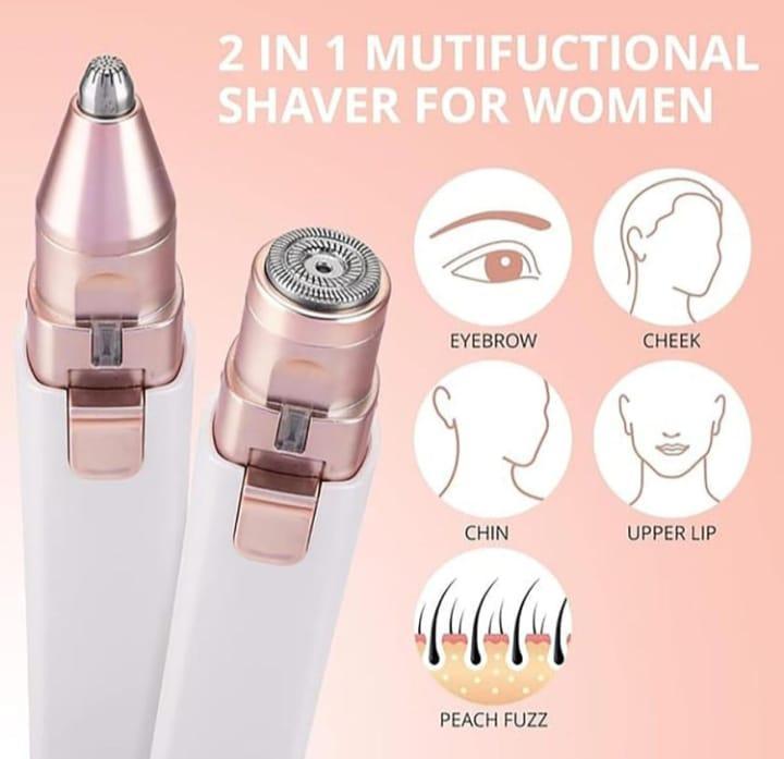 2 in 1 Battery Operated Eyebrow Trimmer