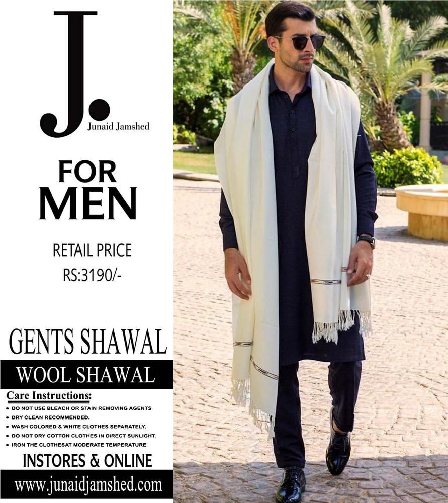 J. Men's Wool Shawl