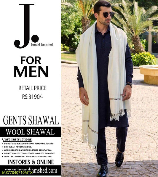 J. Men's Wool Shawl