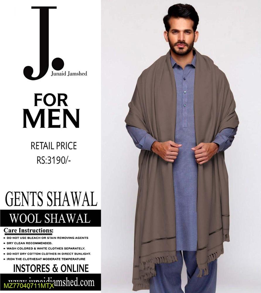 J. Men's Wool Shawl